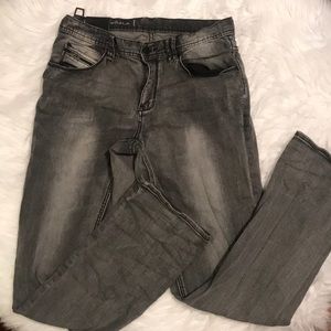 Empire skeletor skinny jeans
